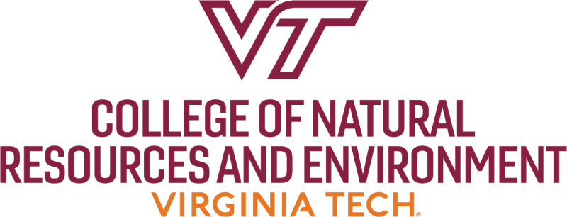 VT Logo above text that reads College of Natural Resources and Environment Virginia Tech