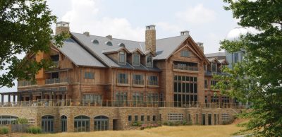 Everything at Primland's lodge was built with the environment in mind; all the wood used is reclaimed. It is one of the only resorts in its class to be LEED (Leadership in Energy and Environmental Design) certified.
