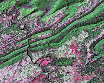 New River Valley Satellite Image